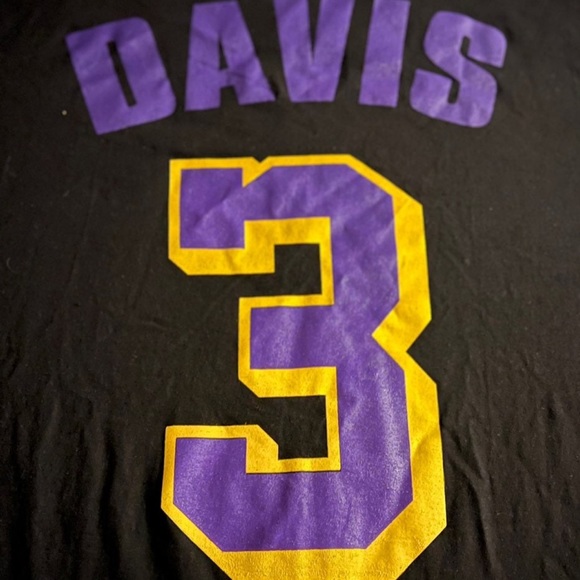 Nike Los Angeles Lakers Anthony Davis Longsleeve Jersey Tee - Picture 2 of 2